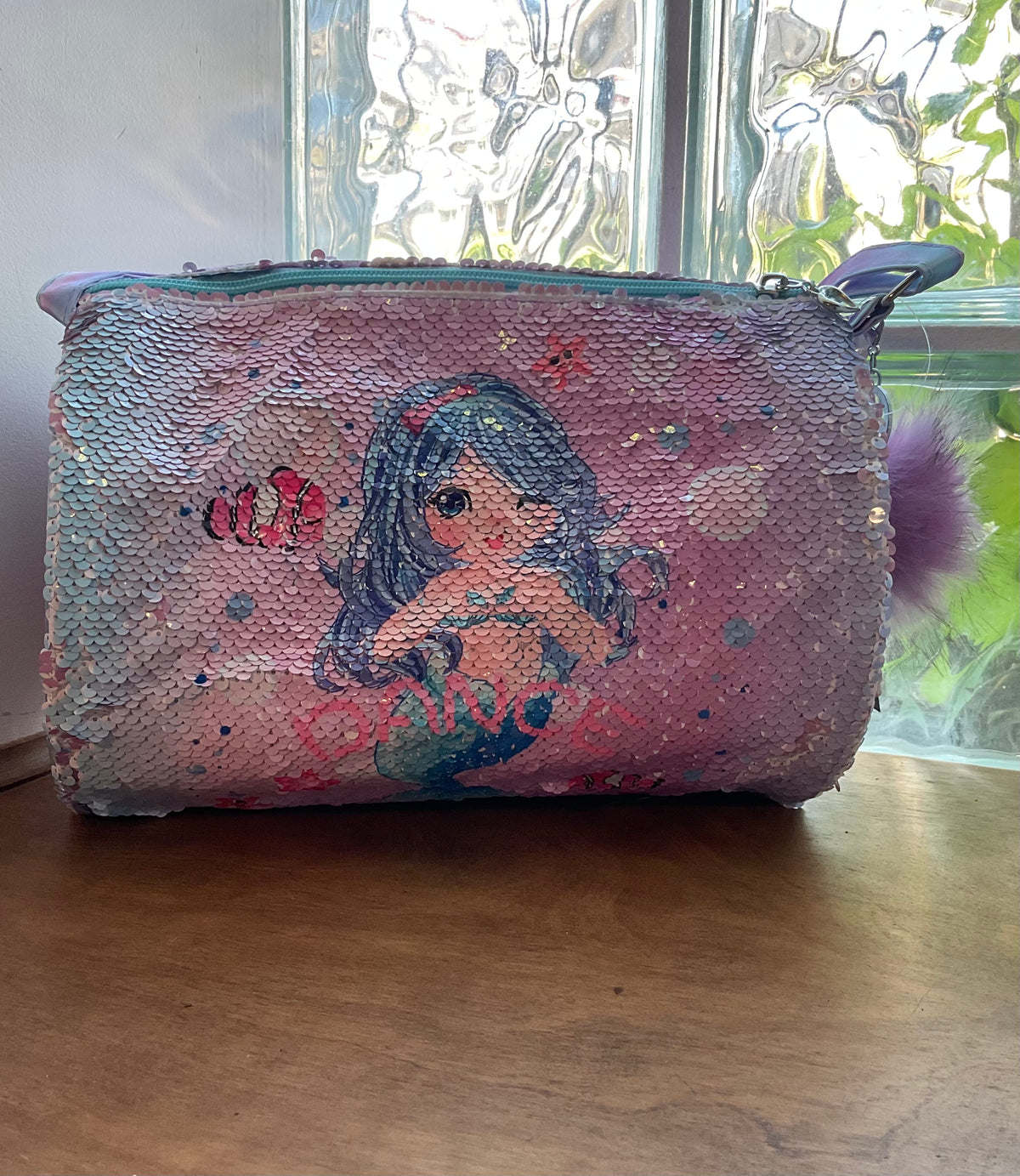 Mermaid sequin duffle bag sales