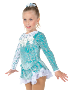 685 - Frozen Whispers Skating Dress (Youth 12 - 14)