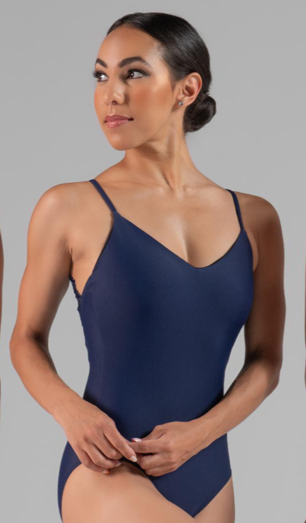 Alba Cami Leotard with Lace Back