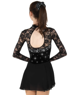 524 - Adult Lace Vivace Figure Skating Dress