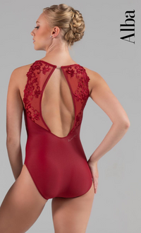 Alba Cami Leotard with Lace Back