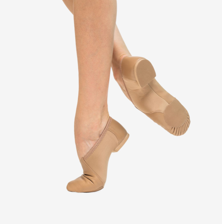 JZ76L Adult Split Sole Leather Jazz Shoe