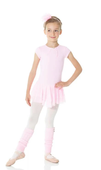 26140 Kids Short Sleeve Double Skirted Leotard