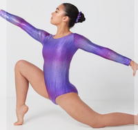 7818 - Kids Mondor Long Sleeve Gymnastics Leotard