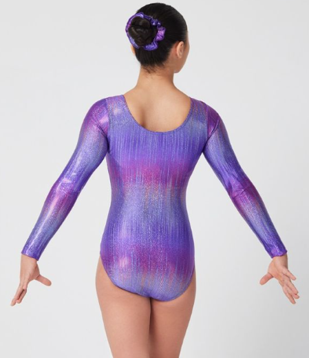 7818 - Kids Mondor Long Sleeve Gymnastics Leotard