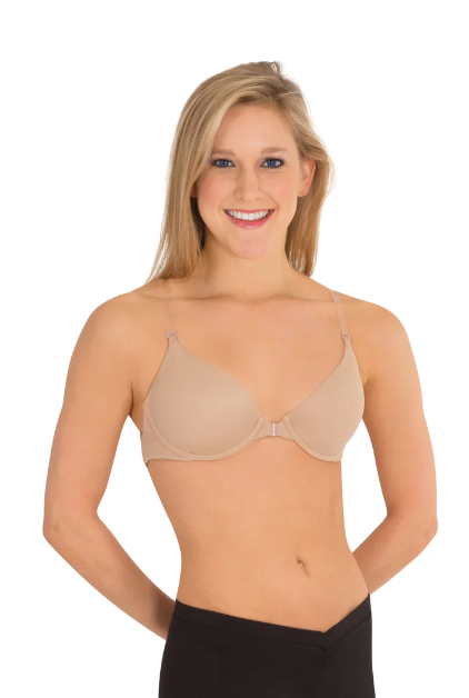 297 - Underwire Padded Clear Back Bra