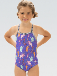 9810 - Little Dolphin Kid's One Piece Swimsuit
