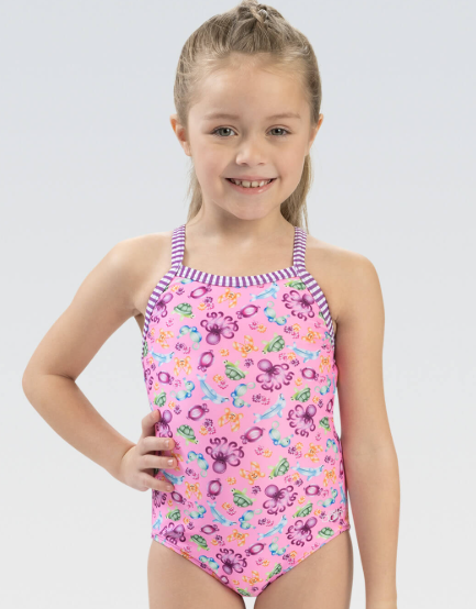 9810 - Little Dolphin Kid's One Piece Swimsuit