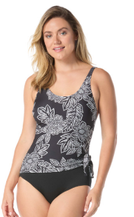 G9U386 Gabar Draped One Piece