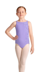 CL40009 - Boat Neck Printed Tank Leotard