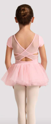 CL20007 - Kids Metallic Print Cap Sleeve TuTu Leotard