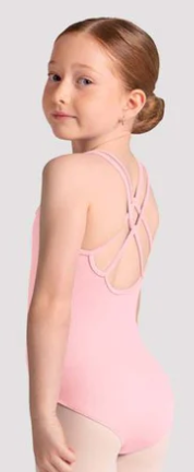 CL70009 - Kids Metallic Print Back Strap Cami Leotard