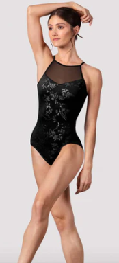 L70007 - Lumina Front Floral Printed Cami Leotard