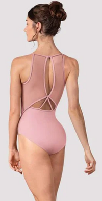 L70007 - Lumina Front Floral Printed Cami Leotard