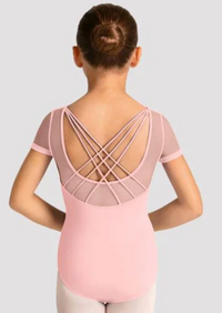 M20008C - Celestia Scoop Neck Gel Detail Leotard