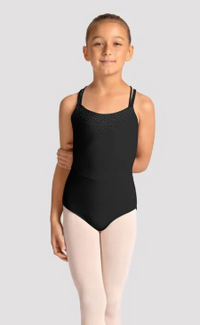 M50008C - Kids Celestia Cross Back Cami Leotard