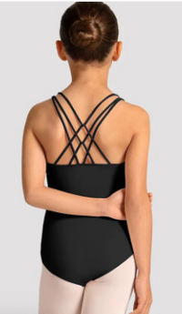M50008C - Kids Celestia Cross Back Cami Leotard