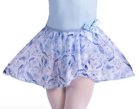 26407C - Kids Mock Wrap Floral Skirt