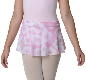 22405C - Flower Printed Skirt