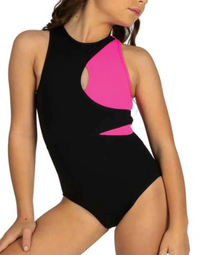 25105C - Two Tone Tank Leotard