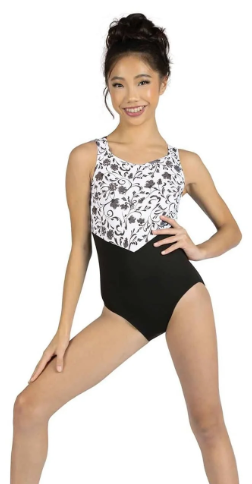 25109C - Print Bodice Leotard