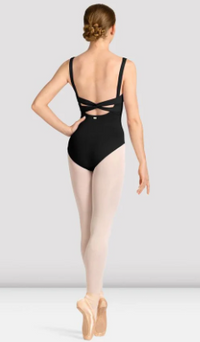 M50004LM - Ladies V Neck Dot Print Tank Leotard