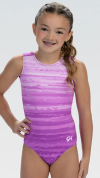E5290 - Adult Lavender Glow Tank Gymnastics Leotard