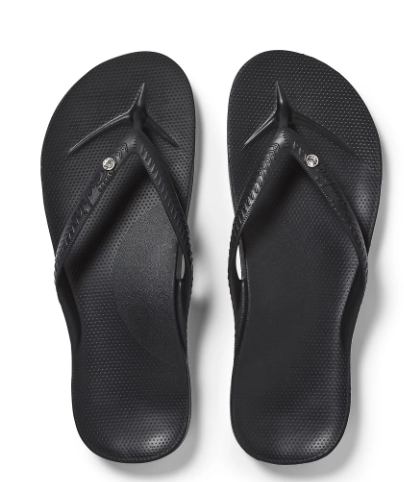 Archies Arch Support Flip Flops with Crystal