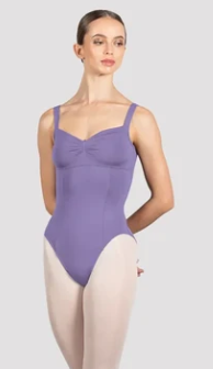 L4265 - Tuck Detail Scoop Back Tank Leotard