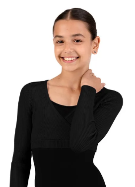 CZ30019 - Girls Fixed Wrap Sweater