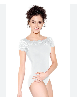 SL16 Adult Lace Cap Sleeve Leotard