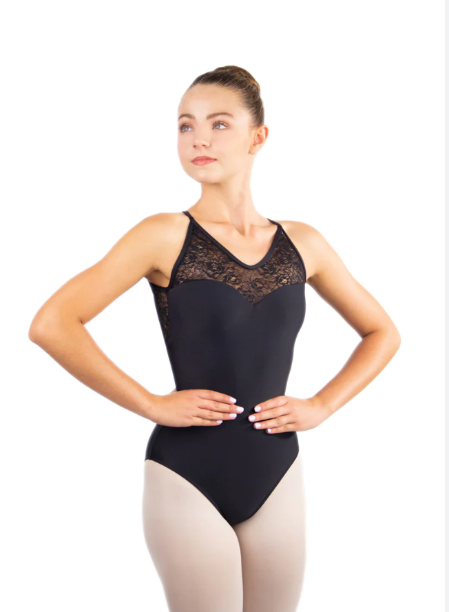 1174LMA Adult Amari Sweetheart Lace Front Leotard