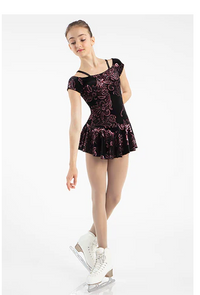 12939 Short Sleeve Skating Dress