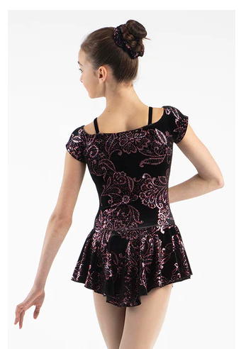 12939 Short Sleeve Skating Dress