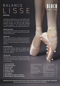 ES0162L Balance Lisse Pointe Shoe