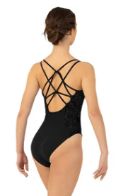 L1177 "Sahara" Collection Mesh Panelled Double Bind Leotard