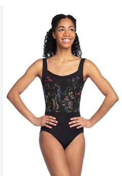 AW1109DR Adult Amelia Leotard with Dreamy Floral Print