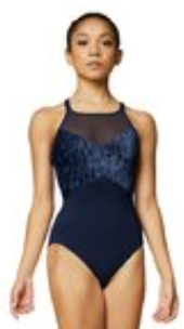 L1007 High Neck Racer Back Leotard