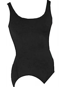 BWP015 - Girls Tank Leotard Black Size 6X-7