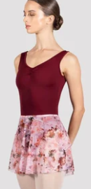 R0241 - Adult Bloch Floral Pull On Skirt