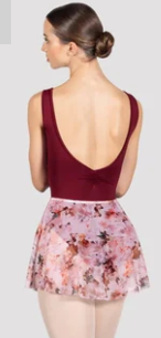 R0241 - Adult Bloch Floral Pull On Skirt