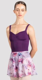 R0241 - Adult Bloch Floral Pull On Skirt