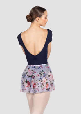 R0241 - Adult Bloch Floral Pull On Skirt