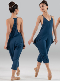 Kaiko Bamboo Romper with Pockets BLK 38/S