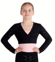 CZ5259 Childrens' Wrap Top With Full Length Sleeves